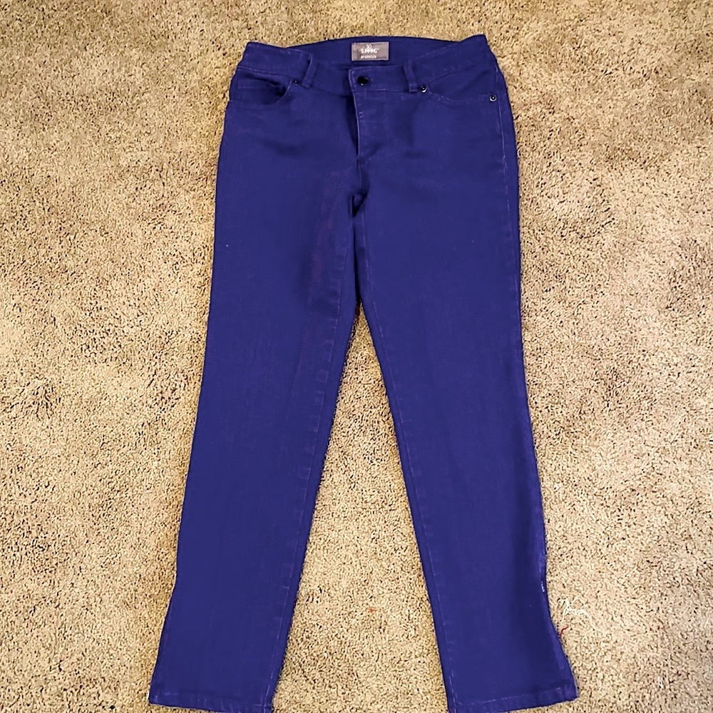 So Slimming by Chico’s purple jeans size 00